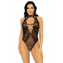 Leg Avenue 89307_00122 completo e body da lingerie Nero