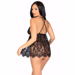 Leg Avenue 86144_00102 completo e body da lingerie Nero - Vista aggiuntiva 2