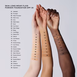 Bobbi Brown Fond de Teint Skin Long-Wear Fluid Powder SPF 20 40 ml Tubo Liquido C-046 Cool Beige - Vista aggiuntiva 6