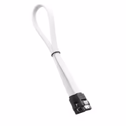 Cablemod ModMesh, 0,3 m, SATA III, SATA 7-pin, SATA 7-pin, Maschio/Maschio, Nero, Bianco