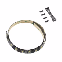 Cablemod CM-LED-60-D60RGBW-R, Universale, Striscia LED, Nero, Multicolore, 0,6 m, 100 g