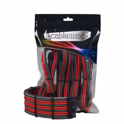 Cablemod CM-PCAB-BKIT-NKCR-3PK-R, Carbonio, Rosso, 170 mm, 50 mm, 250 mm, 516 g