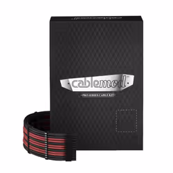 Cablemod CM-PRTS-FKIT-NKKBR-R, Nero, Rosso, 260 mm, 180 mm, 65 mm, 1,1 kg, Scatola