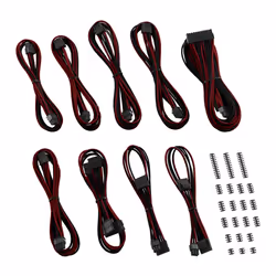 Cablemod CM-CSR-CKIT-NKKBR-R, Nero, Rosso, 260 mm, 180 mm, 65 mm, 900 g, Scatola