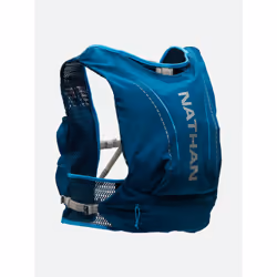Nathan Sports NS30210-60129-XS-M, Corsa, Gilè di idratazione, Blu, Grigio, 4 L, 326 g, 198 g