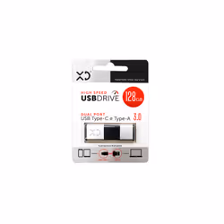 XD Enjoy XDUK999 unità flash USB 128 GB USB Type-A / USB Type-C 3.2 Gen 1 (3.1 Gen 1) Argento - Vista aggiuntiva 5