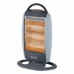 XD Enjoy XDLQ004 stufetta elettrica Interno Grigio, Grigio chiaro 1200 W Riscaldatore di ambienti elettrico alogeno - Vista aggiuntiva 2