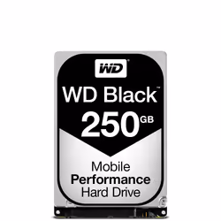 Western Digital Black, 250 GB, 7200 Giri/min, 32 MB, 2.5", Serial ATA III