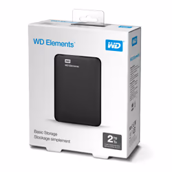 Western Digital WD Elements disco rigido esterno 2 TB 2.5" Micro-USB B 3.2 Gen 1 (3.1 Gen 1) Nero - Vista aggiuntiva 7