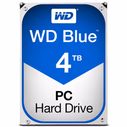 Western Digital Blue disco rigido interno 4 TB 5400 Giri/min 64 MB 3.5" Serial ATA III