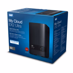 Western Digital My Cloud EX2 Ultra NAS Desktop Marvell Armada 385 1 GB DDR3 0 TB My Cloud OS Nero - Vista aggiuntiva 7