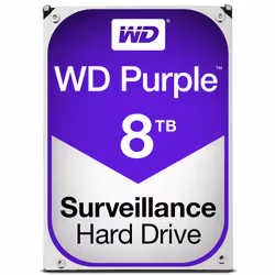 Western Digital Purple, 8 TB, 5400 Giri/min, 128 MB, 3.5", Serial ATA III