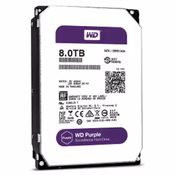 Western Digital Purple disco rigido interno 8 TB 5400 Giri/min 128 MB 3.5" Serial ATA III