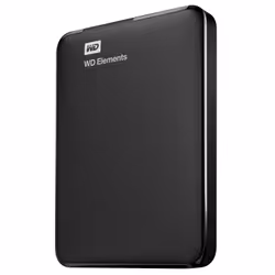 Western Digital WD Elements Portable, 3 TB, 2.5", 3.2 Gen 1 (3.1 Gen 1), Nero