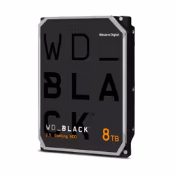 Western Digital WD_BLACK WD8002FZBX, 8 TB, 7200 Giri/min, 256 MB, 3.5", Serial ATA III