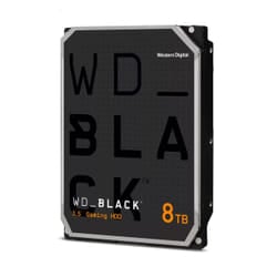 Western Digital WD_BLACK WD8002FZBX disco rigido interno 8 TB 7200 Giri/min 256 MB 3.5" Serial ATA III