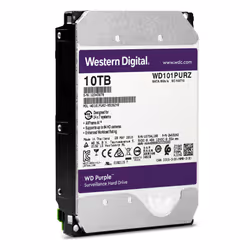 Western Digital Purple disco rigido interno 10 TB 7200 Giri/min 256 MB 3.5" Serial ATA III