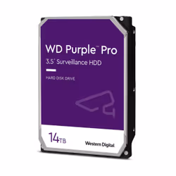 Western Digital Purple Pro WD142PURP, 14 TB, 7200 Giri/min, 512 MB, 3.5", Serial ATA III