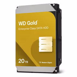 Western Digital Gold WD203KRYZ, 20 TB, 7200 Giri/min, 512 MB, 3.5", SATA