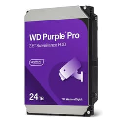 Western Digital Purple Pro WD241PURP disco rigido interno 24 TB 7200 Giri/min 512 MB 3.5" SATA