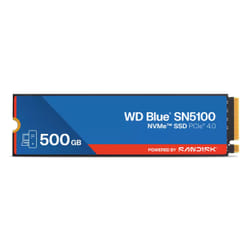 SanDisk WD Blue SN5100 500 GB M.2 PCI Express 4.0 NVMe QLC 3D NAND