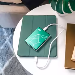Western Digital My Passport Ultra, 20th Anniversary Edition disco rigido esterno 2 TB 2.5" USB tipo-C 3.2 Gen 1 (3.1 Gen 1) Verde - Vista aggiuntiva 4