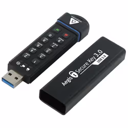 Apricorn Aegis Secure Key 3.0 unità flash USB 30 GB USB tipo A 3.2 Gen 1 (3.1 Gen 1) Nero - Vista aggiuntiva 5