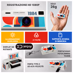 XD Enjoy XDKK94 fotocamera digitale Fotocamera compatta 3 MP CMOS 2560 x 1440 Pixel - Vista aggiuntiva 6