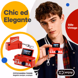 XD Enjoy XDKK94 fotocamera digitale Fotocamera compatta 3 MP CMOS 2560 x 1440 Pixel - Vista aggiuntiva 7