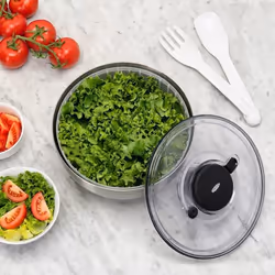 OXO 1071497 centrifuga da insalata Acciaio inox Pulsante - Vista aggiuntiva 8