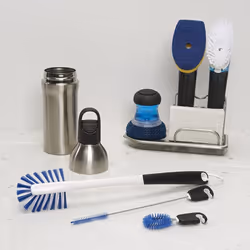 OXO 1329080MLNYK spazzolino per bottiglia Nero, Blu, Bianco - Vista aggiuntiva 2