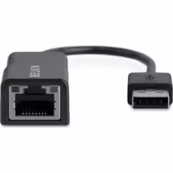 Belkin F4U047BT, RJ-45, USB 2.0 Type-A, Nero