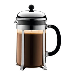 Bodum Chambord Nero, Cromo, Trasparente