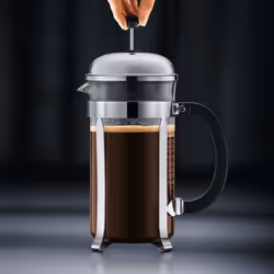 Bodum Chambord Nero, Cromo, Trasparente - Vista aggiuntiva 4