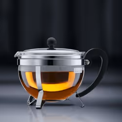 Bodum 1922-16-6 teiera in vetro per la preparazione del tè 1 L Nero, Argento, Trasparente - Vista aggiuntiva 5