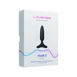 Lovense Hush 2 Plug anale Nero Silicio 1 pz - Vista aggiuntiva 3