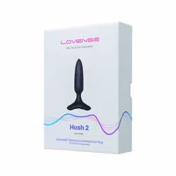 Lovense Hush 2 Plug anale Nero Silicio 1 pz - Vista aggiuntiva 5