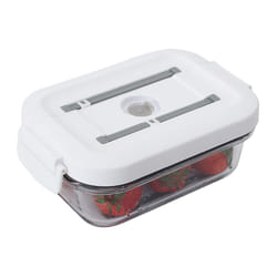 XD Enjoy XDFLVC065 recipiente per cibo Rettangolare Contenitore 0,65 L Trasparente, Bianco 1 pz