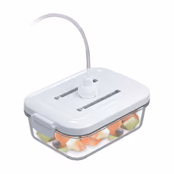 XD Enjoy XDFLVC065 recipiente per cibo Rettangolare Contenitore 0,65 L Trasparente, Bianco 1 pz - Vista aggiuntiva 2