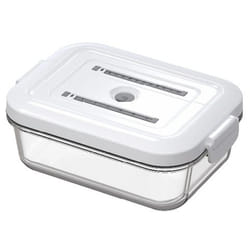 XD Enjoy XDFLVC150 recipiente per cibo Rettangolare Contenitore 1,5 L Trasparente, Bianco 1 pz