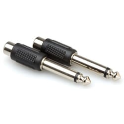 Hosa Technology RCA/6.35 mm TS Nero