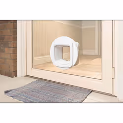 Petsafe - Porta Basculante per Gatto con Microchip Bianco PPA19-16145