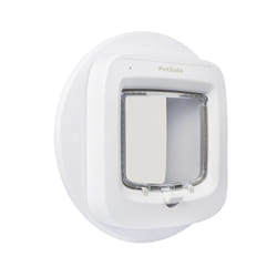 Petsafe - Adattatore di montaggio per installazione a ribalta con chip elettronico, per installazione su finestre, pareti e porte in metallo - Bianco
