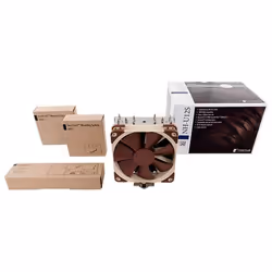 Noctua NH-U12S sistema di raffreddamento per computer Processore Refrigeratore 12 cm Marrone, Acciaio inox - Vista aggiuntiva 4