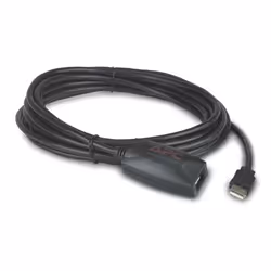 APC NetBotz USB Latching Repeater Cable, LSZH - 5m, 5,00 m, USB A, USB A, Maschio/Femmina, Nero