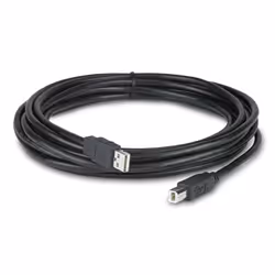 APC NetBotz USB Latching Cable, LSZH, 5m, 5,00 m, USB A, USB B, Maschio/Maschio, Nero