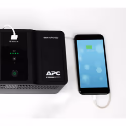 APC Back-UPS 650VA 230V 1 USB charging port - (Offline-) USV gruppo di continuità (UPS) Standby (Offline) 0,65 kVA 400 W 8 presa(e) AC - Vista aggiuntiva 6