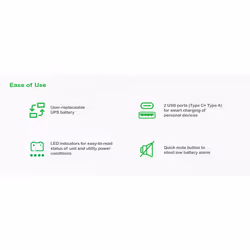 APC BE1050G2-GR gruppo di continuità (UPS) Standby (Offline) 1,05 kVA 600 W - Vista aggiuntiva 7