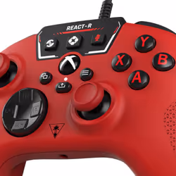 Turtle Beach React-R Rosso USB Gamepad Analogico/Digitale PC, Xbox One, Xbox Series S, Xbox Series X - Vista aggiuntiva 7