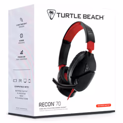 Turtle Beach Recon 70 Auricolare Cablato A Padiglione Gaming Nero, Rosso - Vista aggiuntiva 8